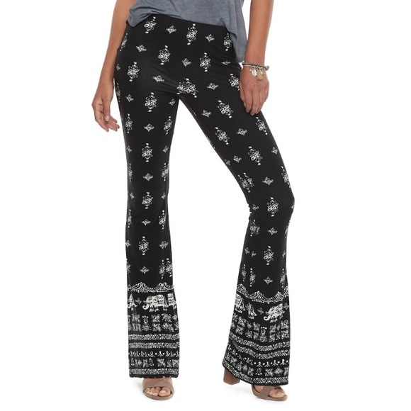 pink republic flare pants